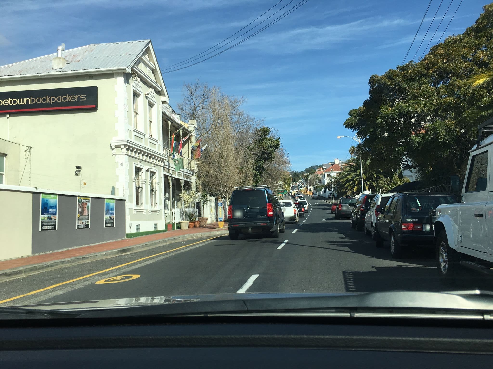 Street view near Kloof Lodge, Cape Town — © kingofafrica (CC BY-SA · Mapillary)