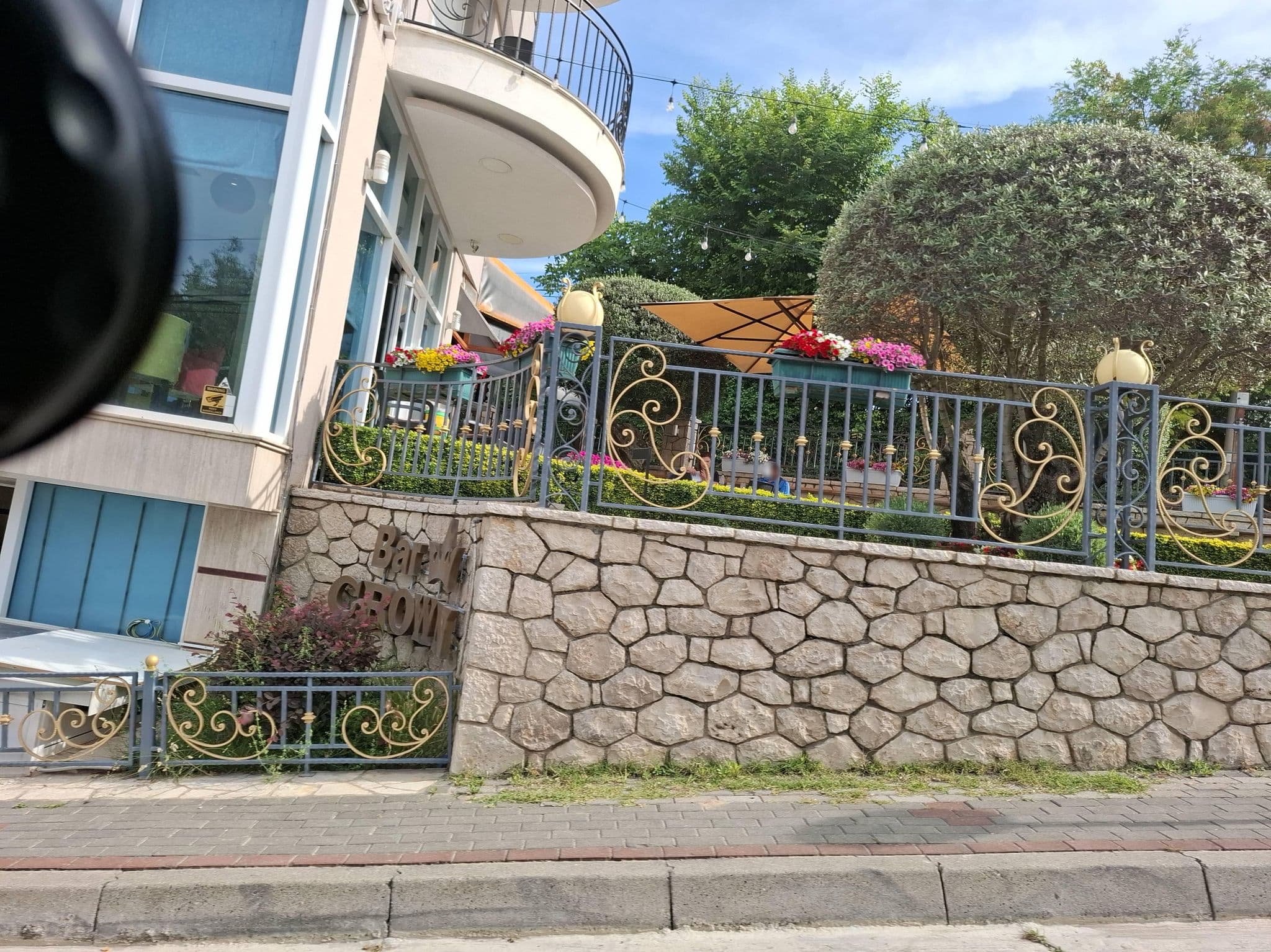 Street view near Jata Crown Hotel, Tirana