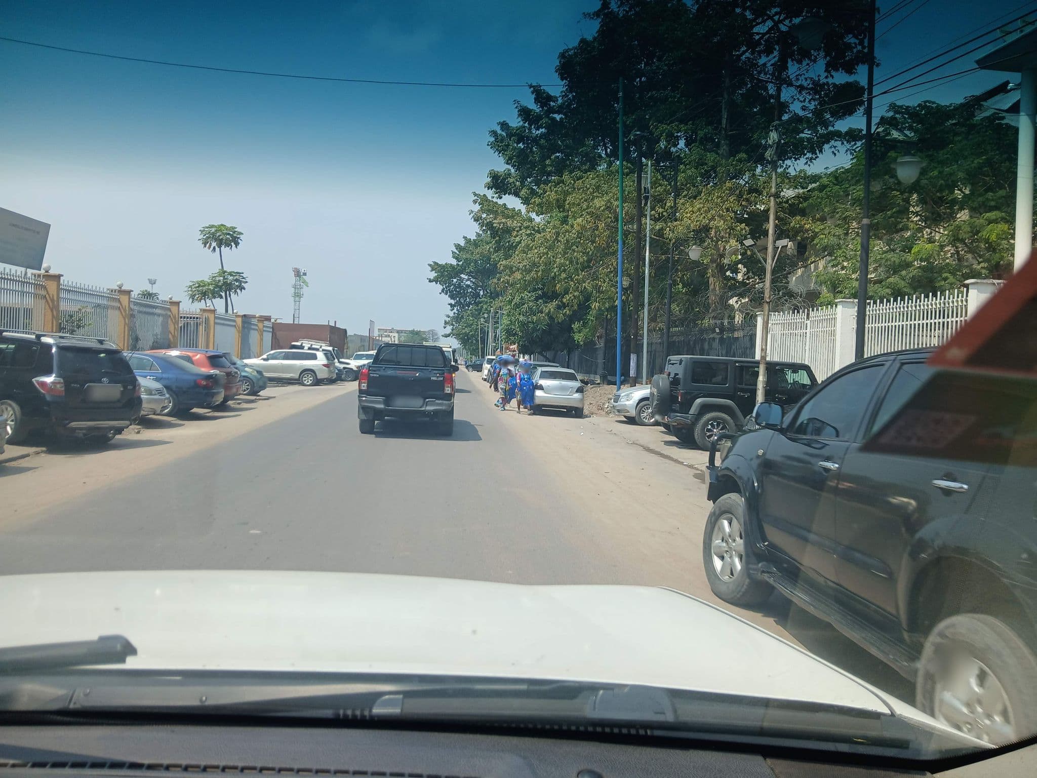 Street view near Palace Hotel, Kinshasa