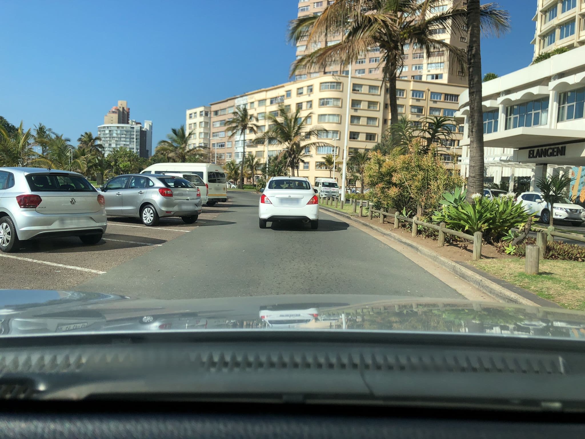 Street view near Elangeni Hotel, Durban — © kingofafrica (CC BY-SA · Mapillary)