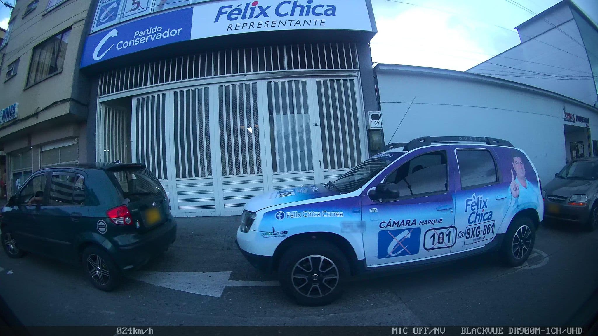Street view near Hotel Galicia Plaza, Manizales — © kaart_2 (CC BY-SA · Mapillary)