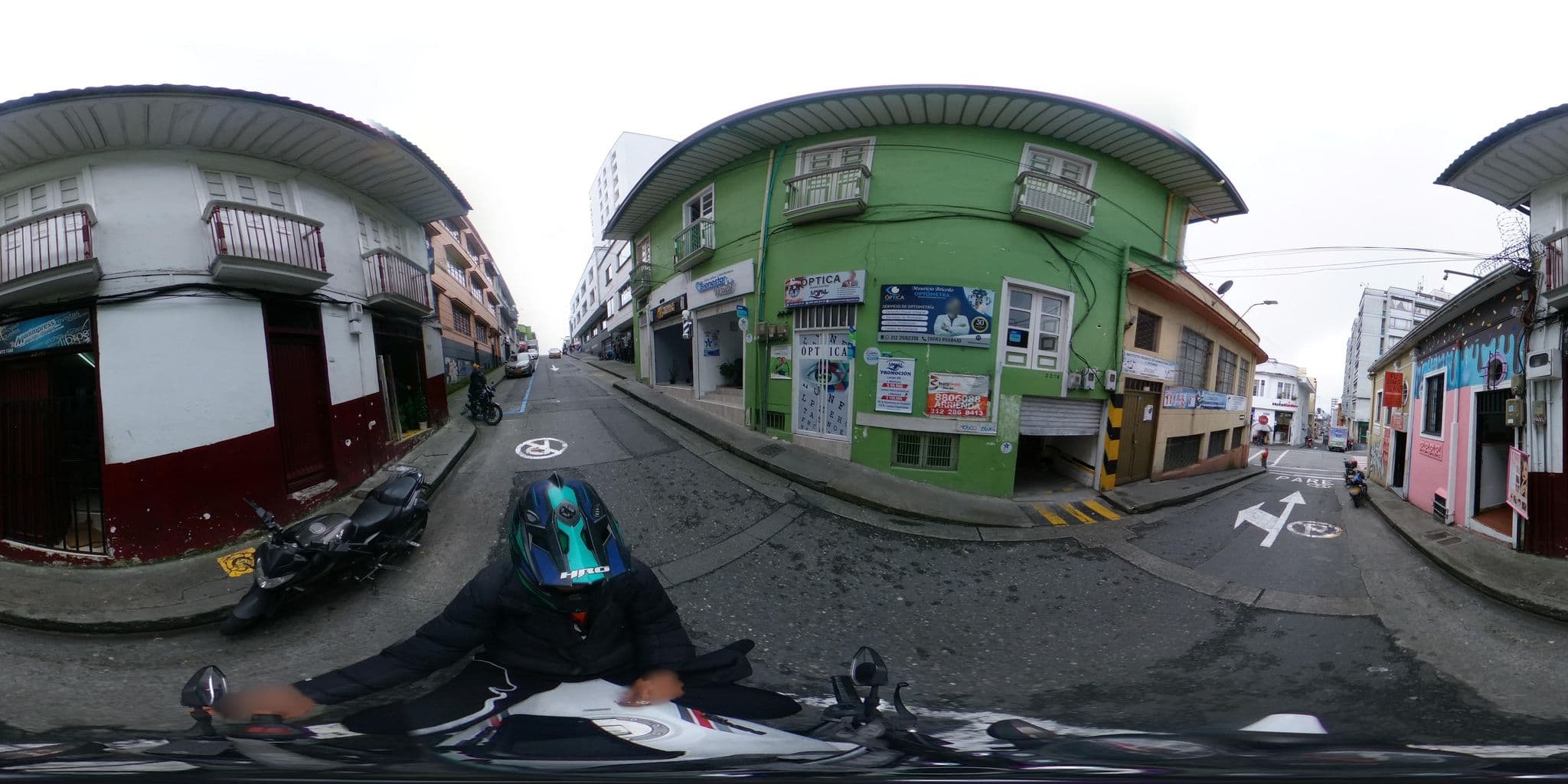 Street view near Hotel Granada, Manizales — © masora (CC BY-SA · Mapillary)