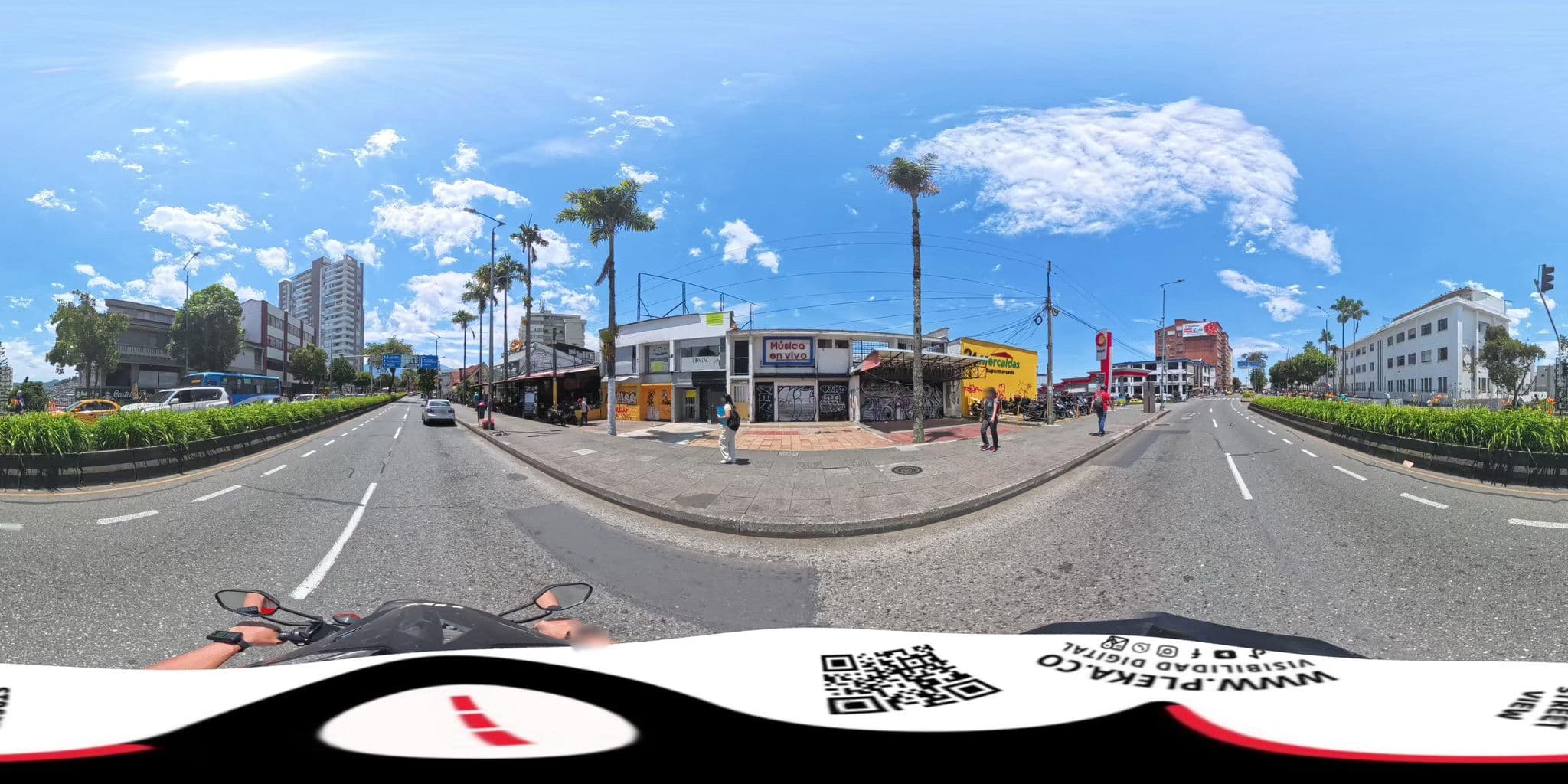 Street view near Hostal del Café, Manizales — © Pleka (CC BY-SA · Mapillary)