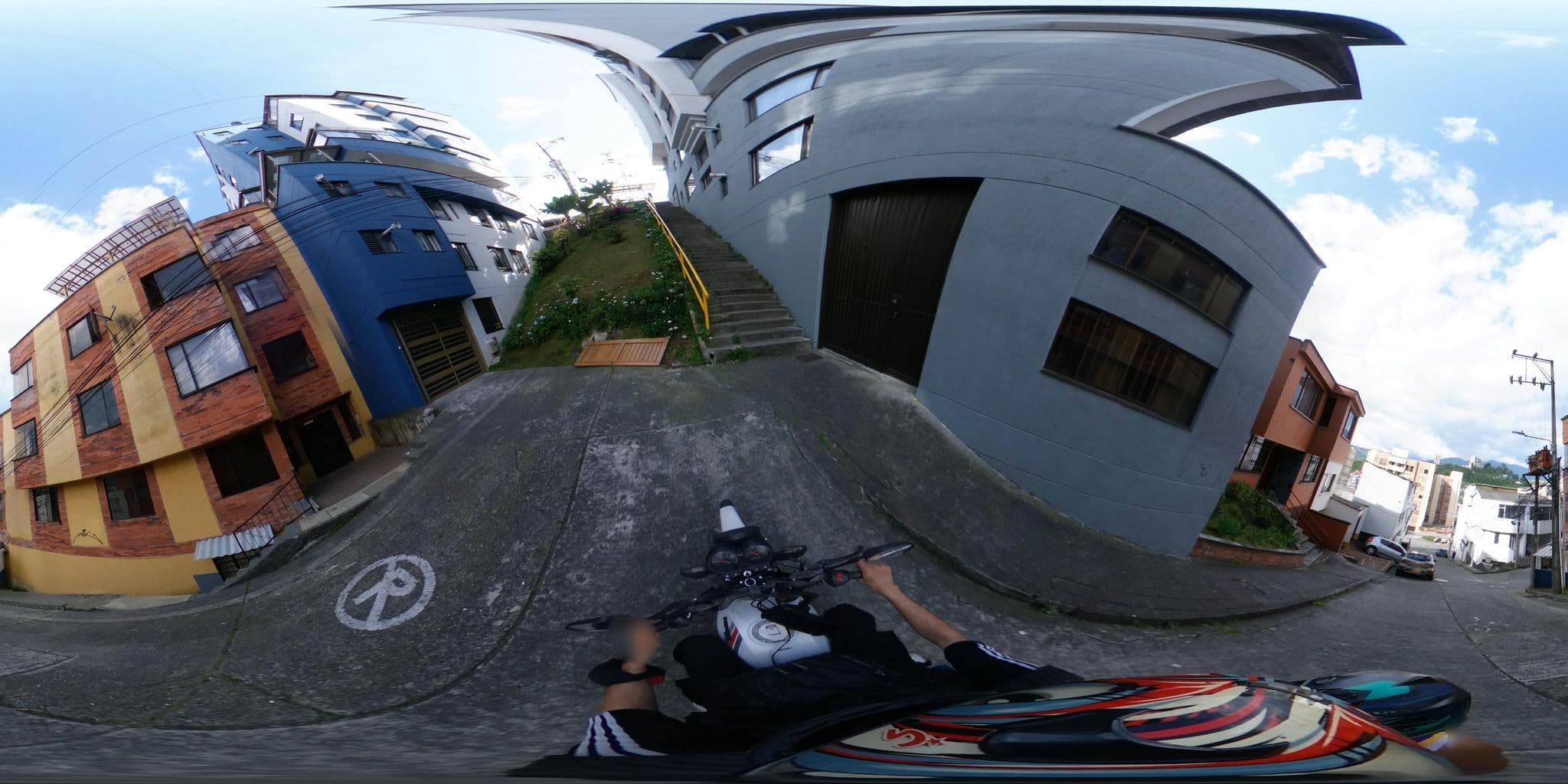 Street view near Hostal Sol Tierra Aire, Manizales — © masora (CC BY-SA · Mapillary)
