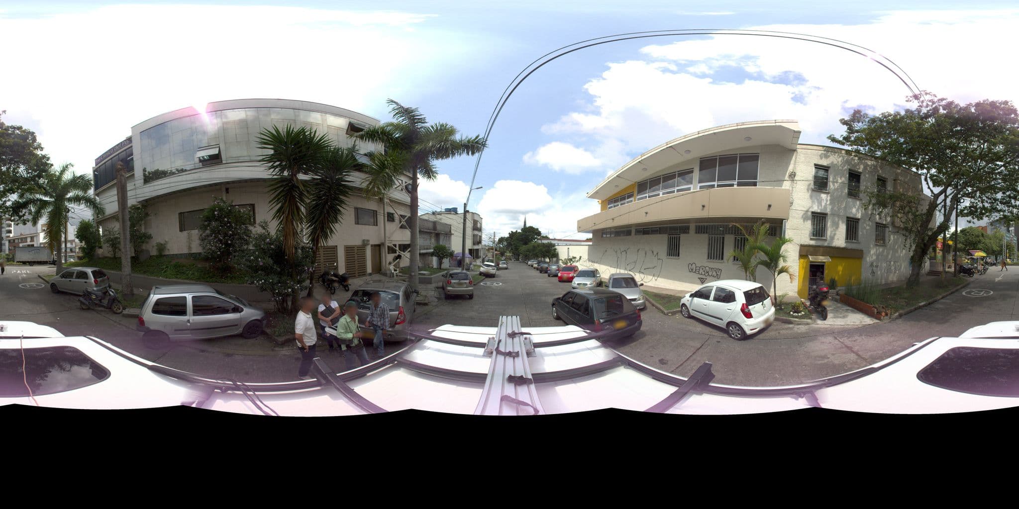 Street view near Wanderlust Hostel, Armenia — © sarahantos (CC BY-SA · Mapillary)