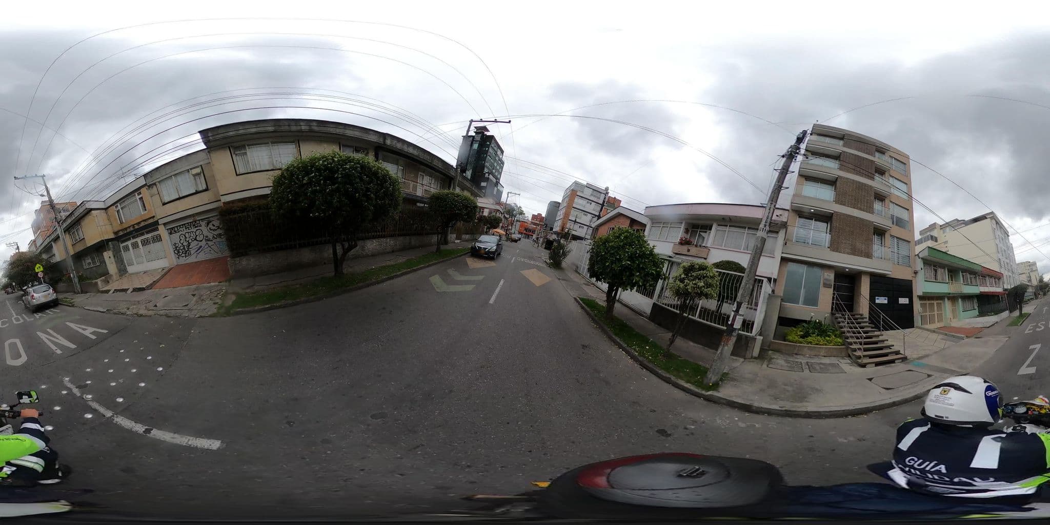 Street view near Hotel Casa La Embajada Colonial, Bogotá — © jramonSDM (CC BY-SA · Mapillary)