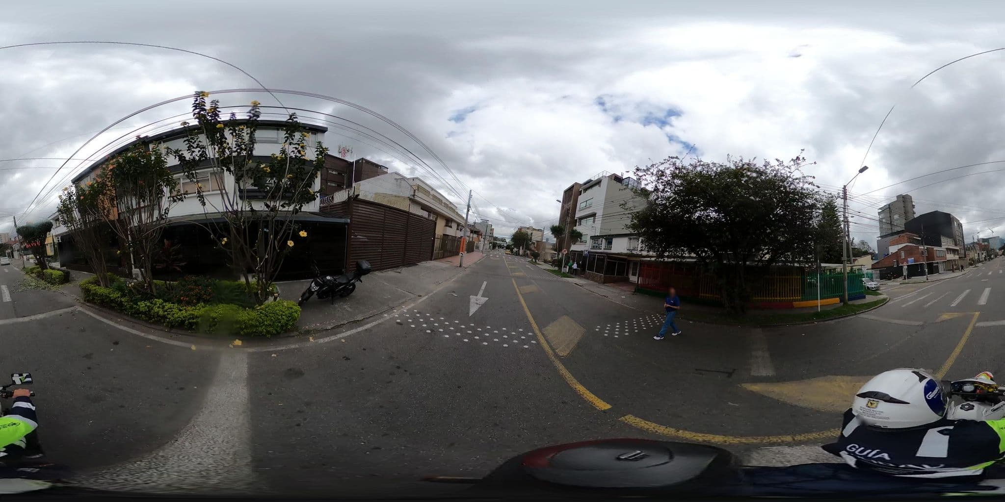 Street view near Hotel Zafiro, Bogotá — © jramonSDM (CC BY-SA · Mapillary)