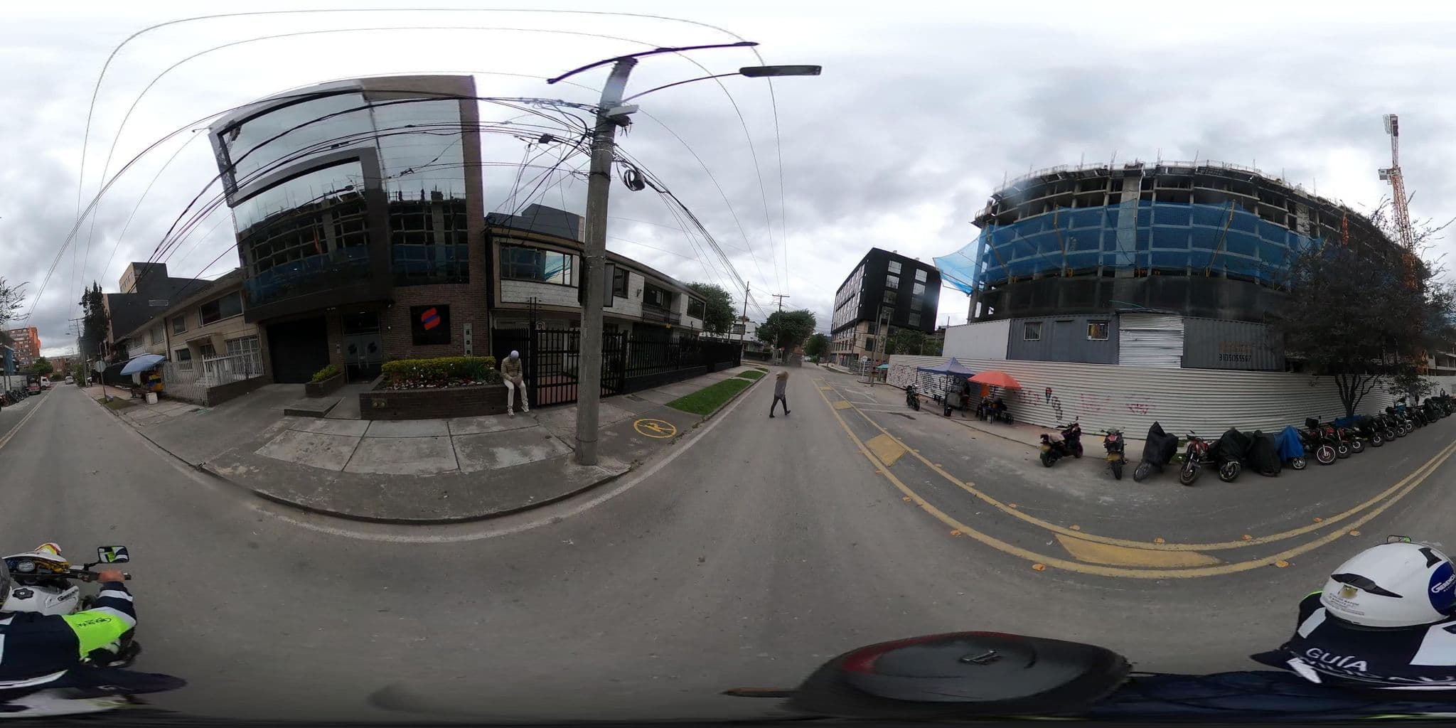Street view near Hotel American Luxor, Bogotá — © jramonSDM (CC BY-SA · Mapillary)