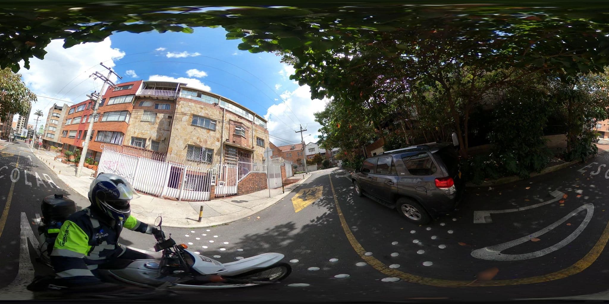 Street view near The Book Hotel, Bogotá — © cgalindop (CC BY-SA · Mapillary)