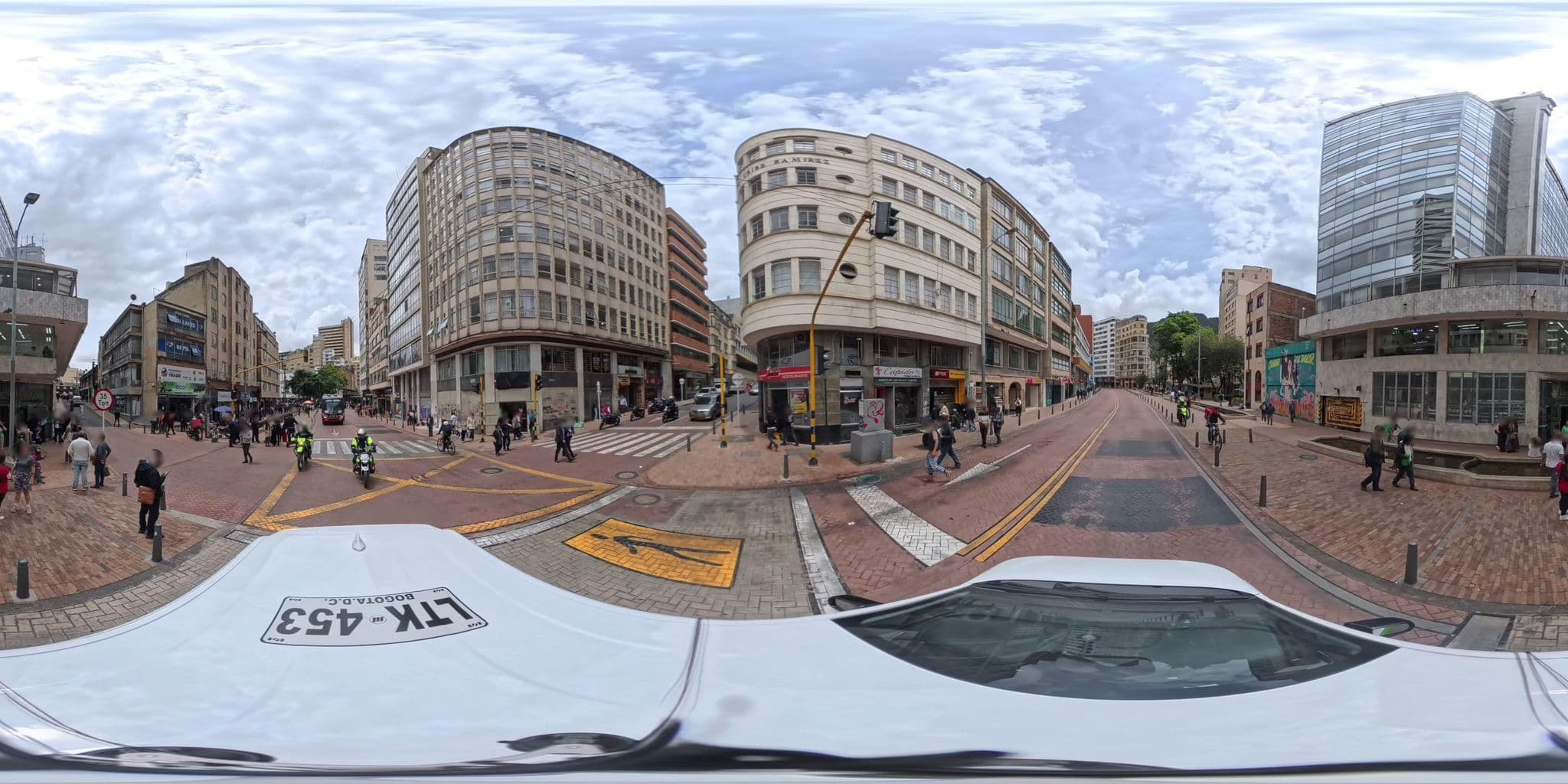 Street view near Hostel San Diego, Bogotá — © cgalindop (CC BY-SA · Mapillary)