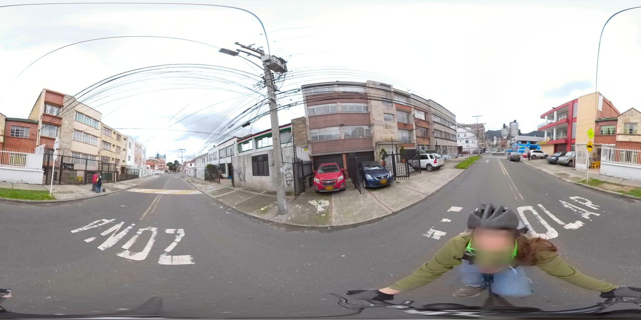 Street view near Hotel Portobello, Bogotá — © ejegg (CC BY-SA · Mapillary)