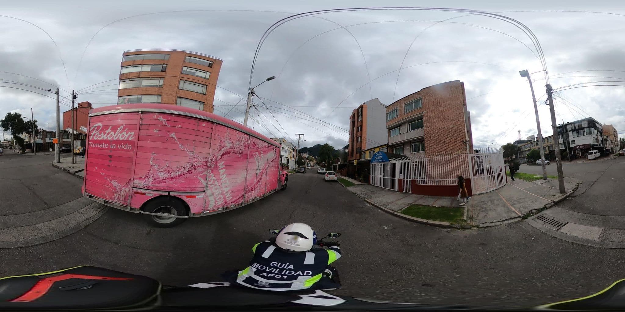 Street view near Hotel Casa Sarita, Bogotá — © krojasSDM (CC BY-SA · Mapillary)
