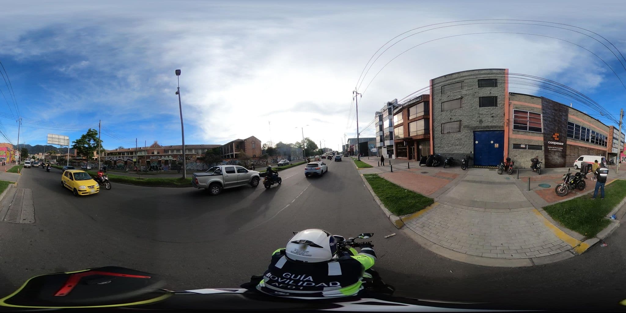 Street view near Hotel Suites Turísticas 63inn, Bogotá — © rbolivar (CC BY-SA · Mapillary)