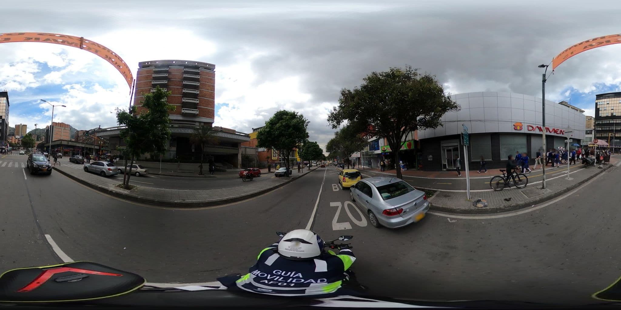 Street view near Fatelares S.A., Bogotá — © krojasSDM (CC BY-SA · Mapillary)