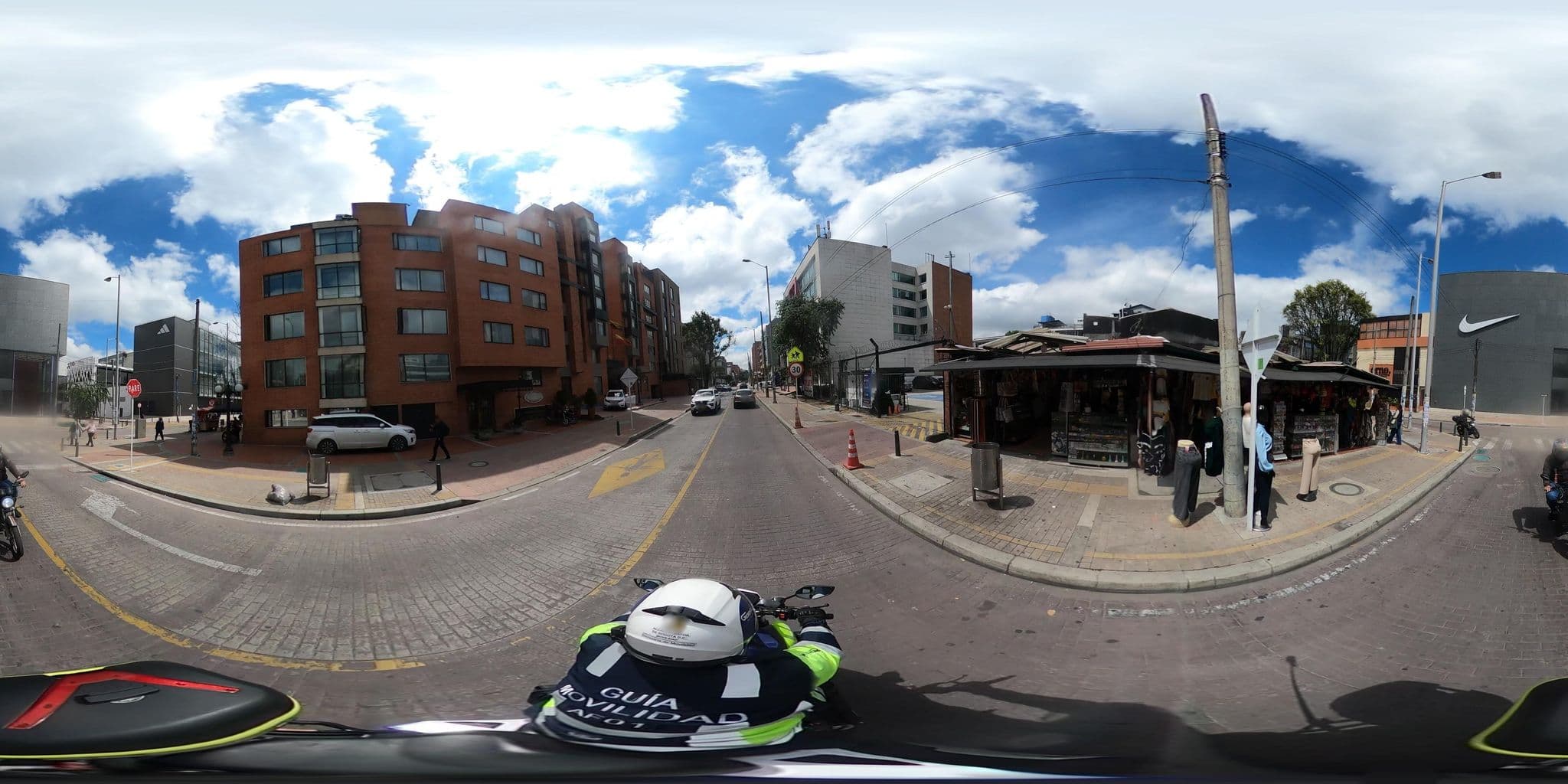 Street view near Hotel Saint Simon, Barrio San Luis — © cgalindop (CC BY-SA · Mapillary)