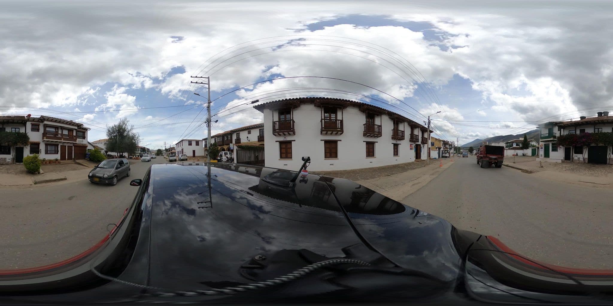 Street view near Hotel Capitan Ricaurte, Villa de Leyva — © angoca (CC BY-SA · Mapillary)