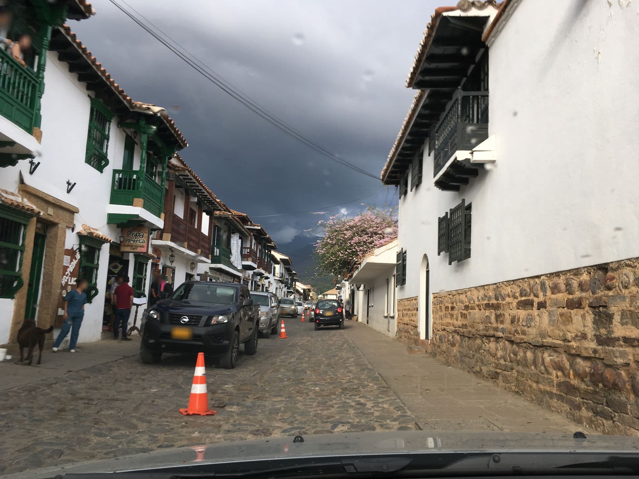 Street view near hotel Y centro de convenciones casa de los fundadores, Villa de Leyva — © nicovargas (CC BY-SA · Mapillary)