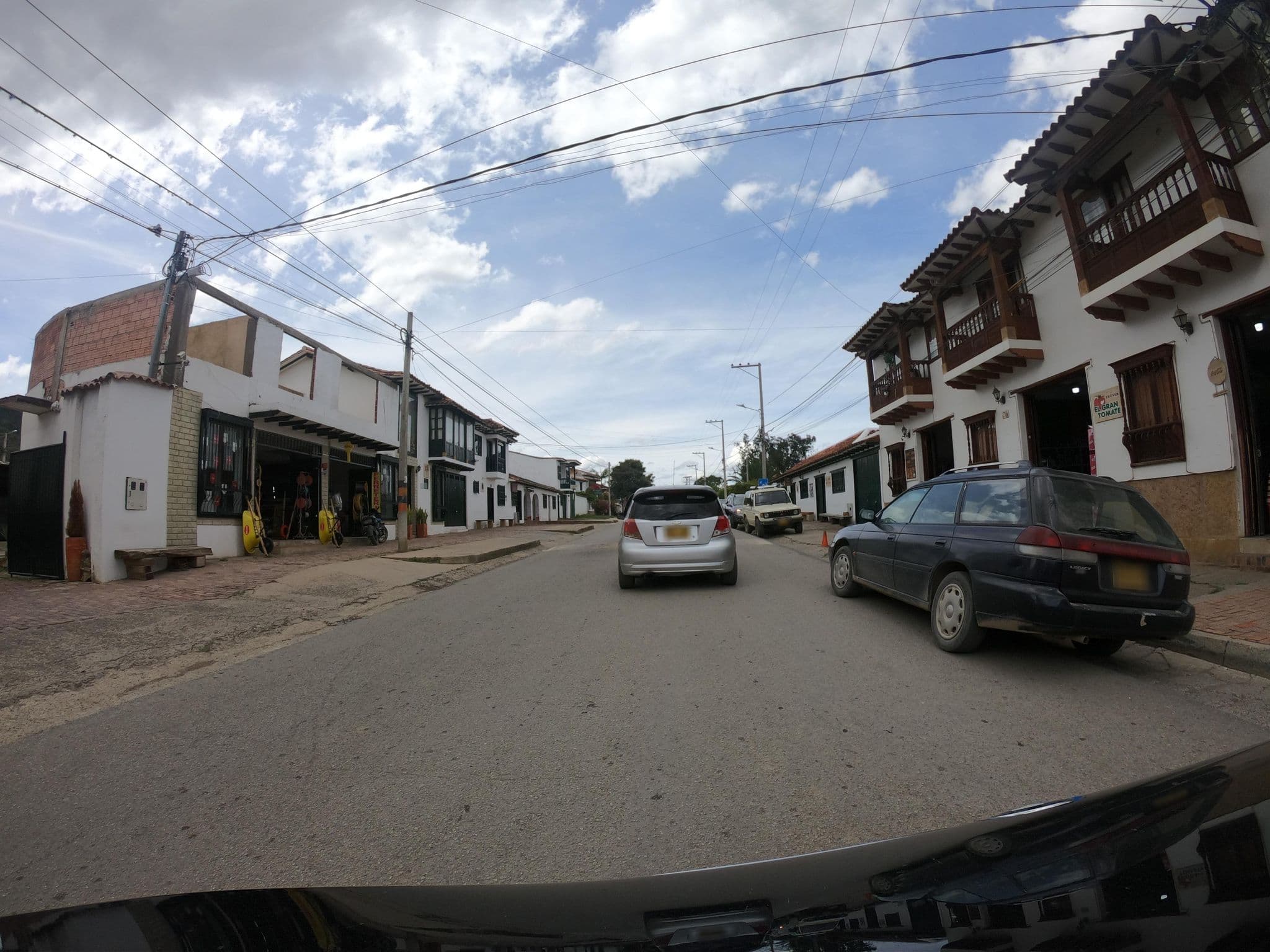 Street view near hotel la villa del virrey, Villa de Leyva — © angoca (CC BY-SA · Mapillary)