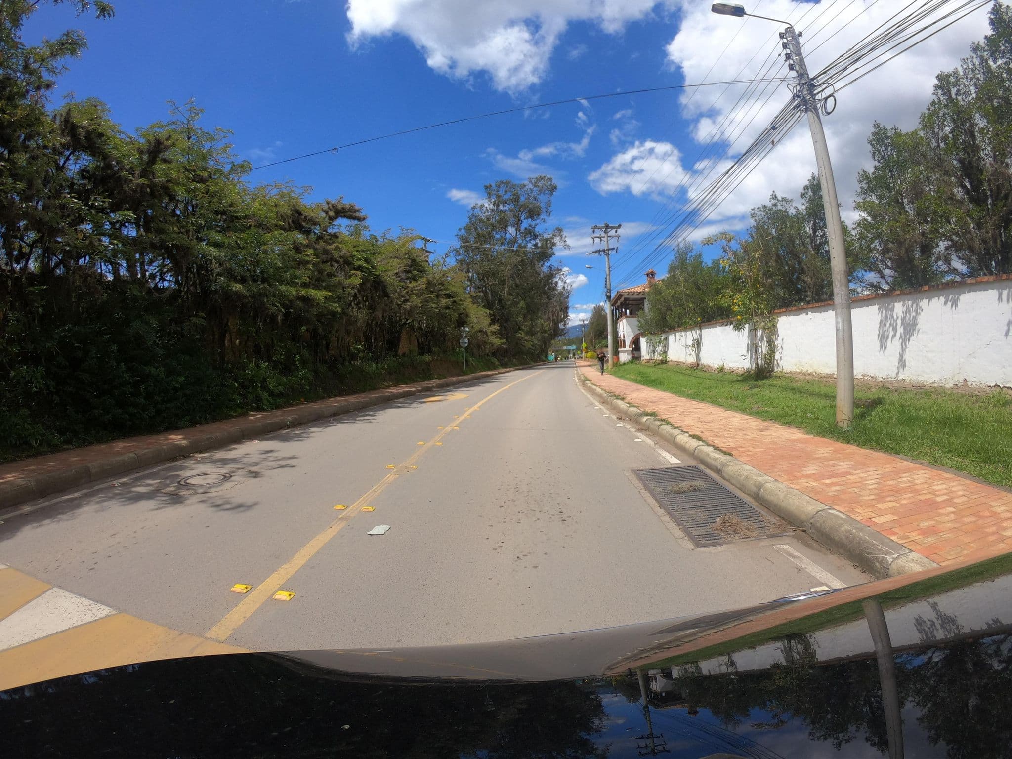 Street view near La Carreta Posada Campestre, Villa de Leyva — © angoca (CC BY-SA · Mapillary)