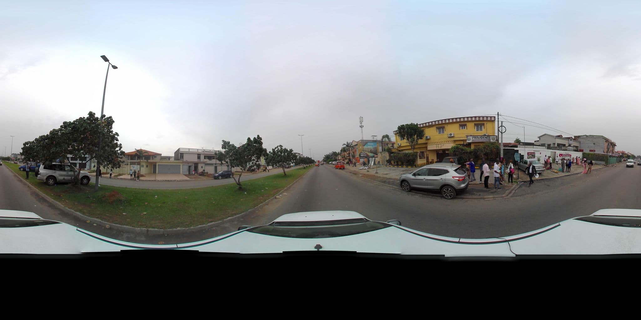 Street view near Hotel Providence, Abidjan