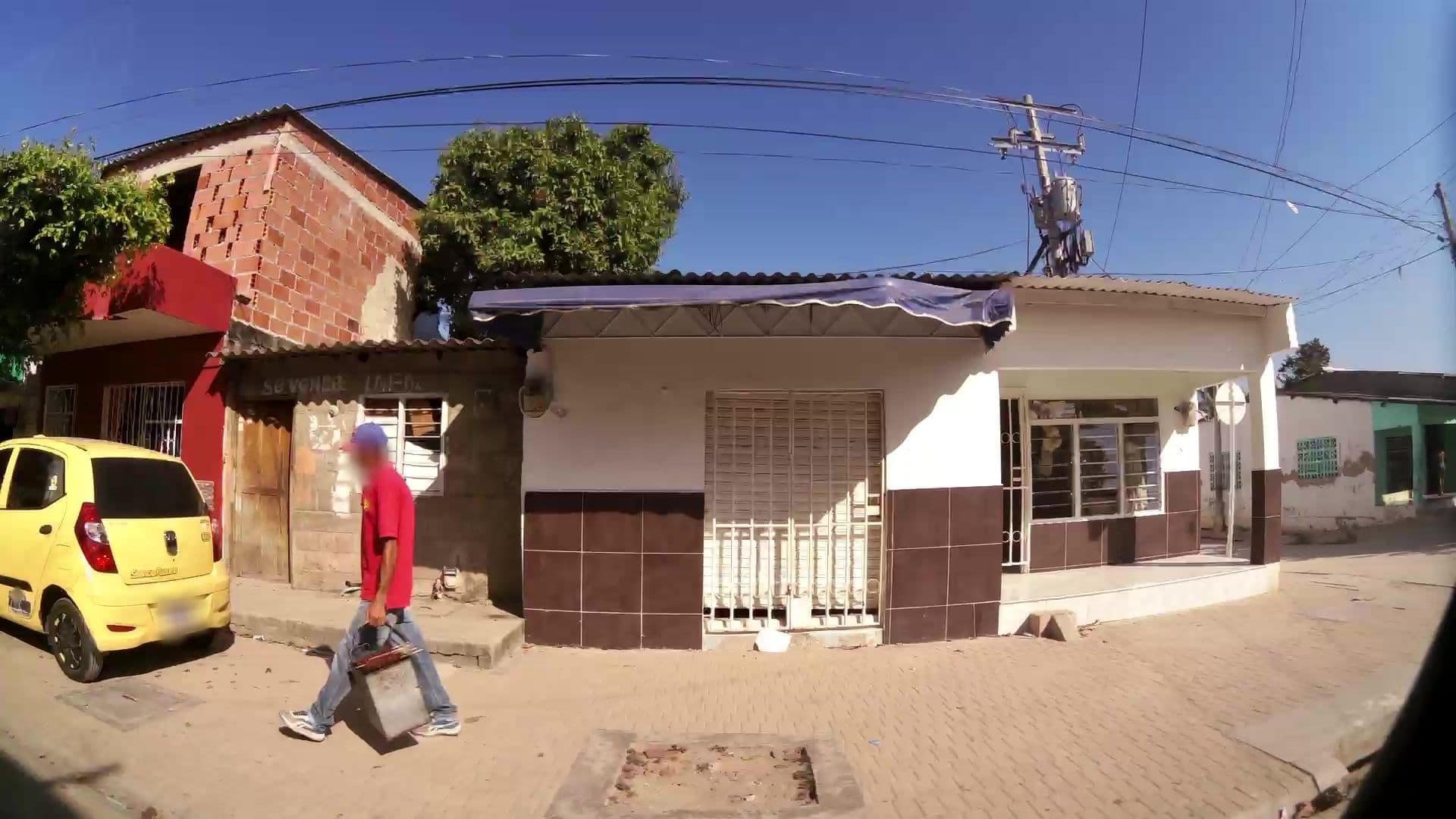 Street view near Hostal Mar Azul, Cartagena — © kaartcam (CC BY-SA · Mapillary)
