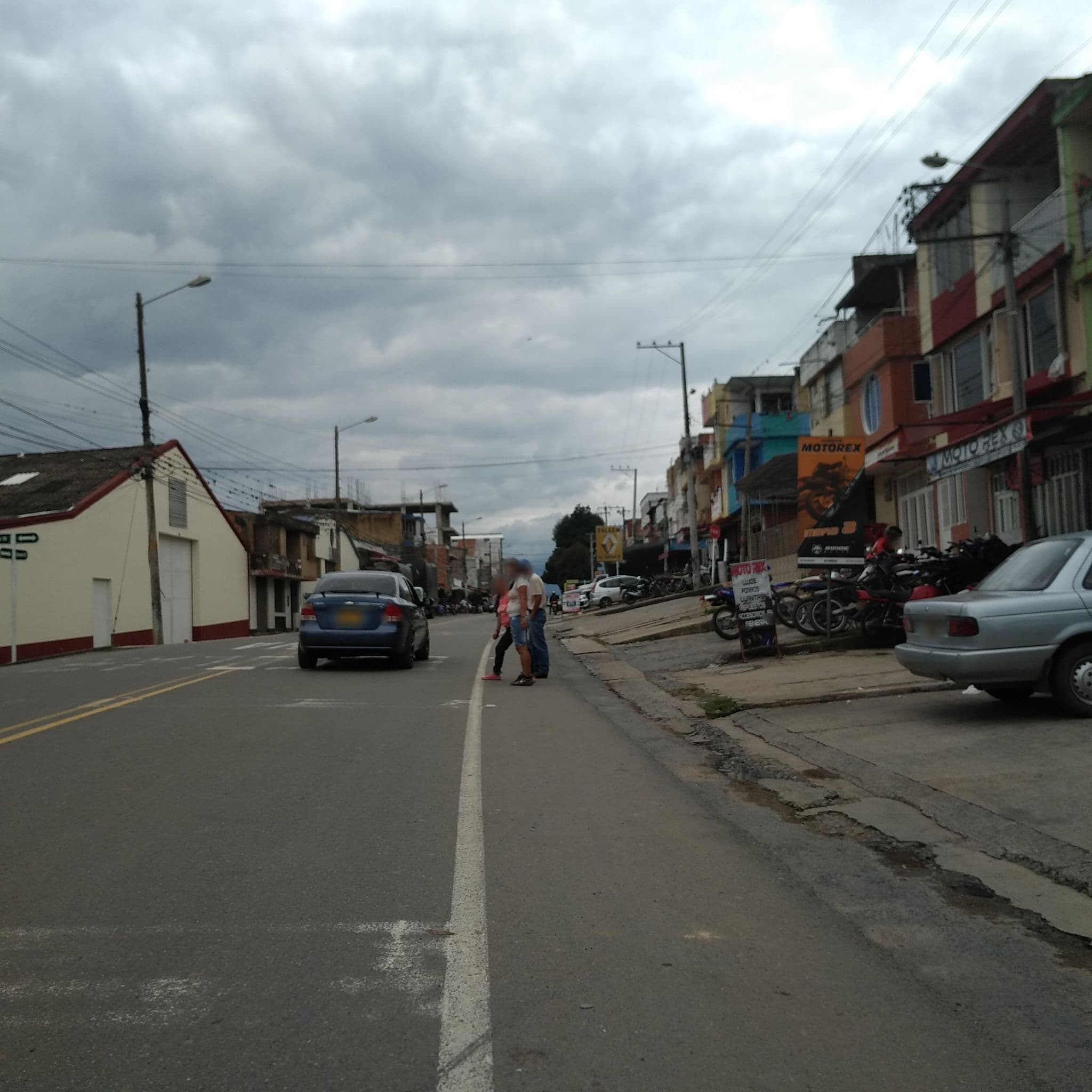 Street view near Hotel La Rueda, Moniquirá — © nomadmapper (CC BY-SA · Mapillary)