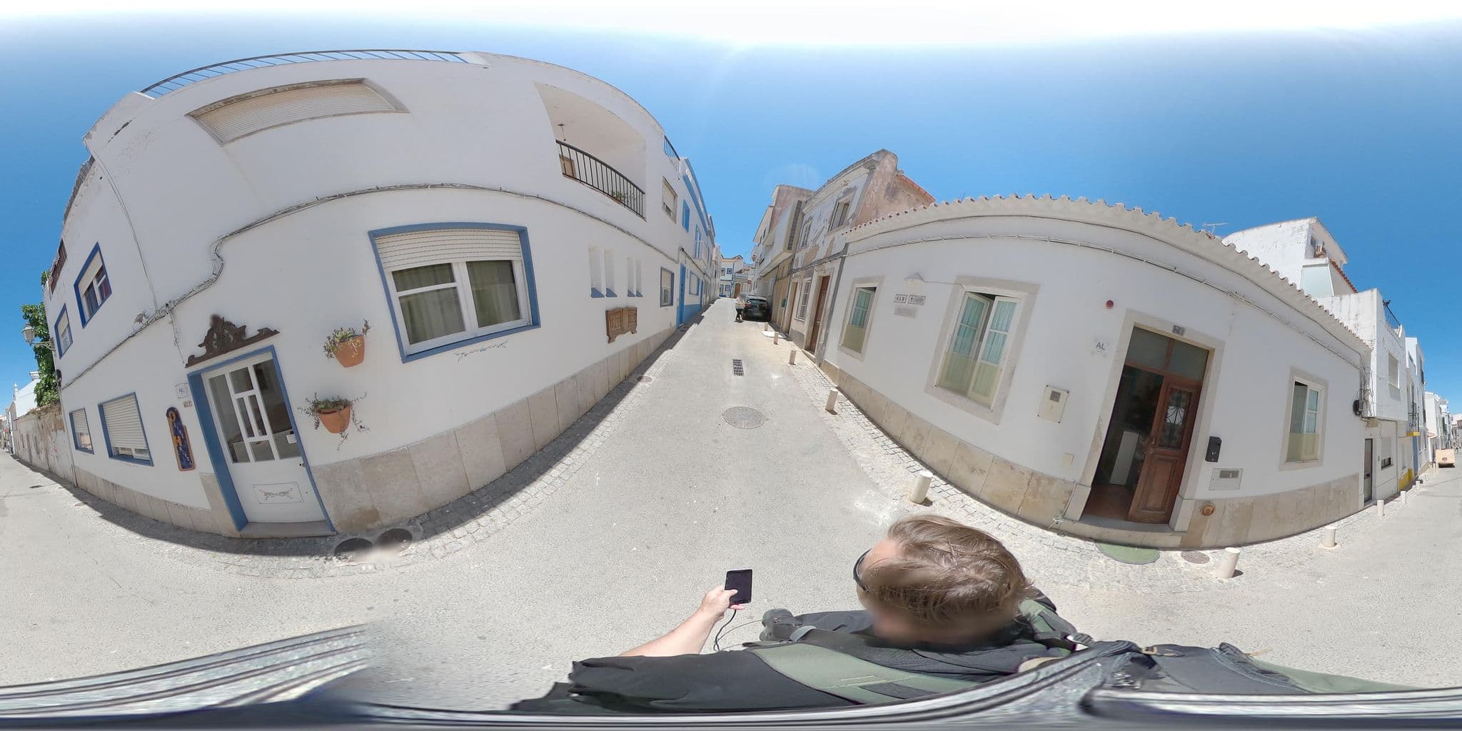 Street view near Olive Hostel, Lagos — © skfd (CC BY-SA · Mapillary)