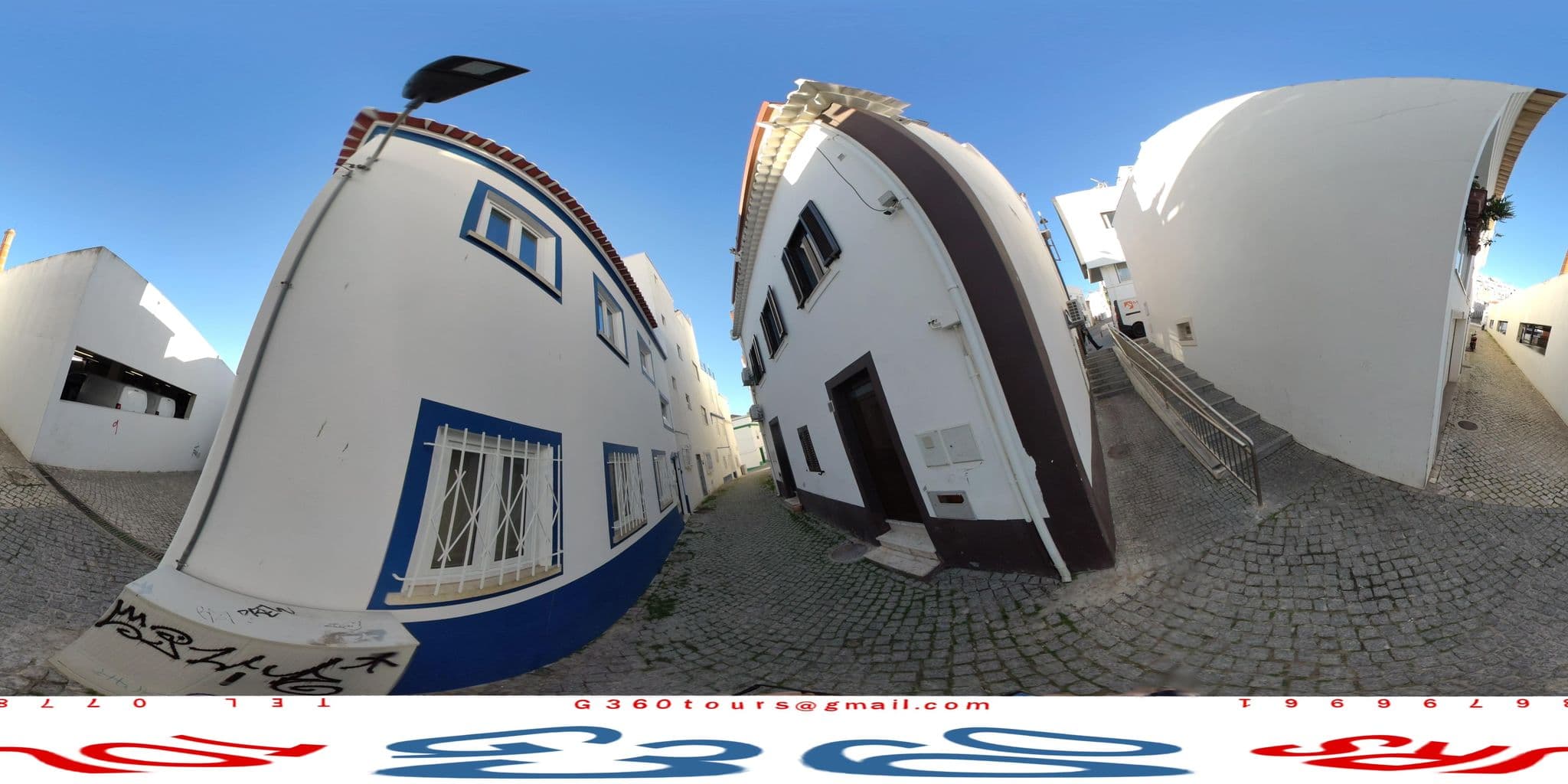 Street view near hostel rich&poor, Albufeira — © g360tours (CC BY-SA · Mapillary)