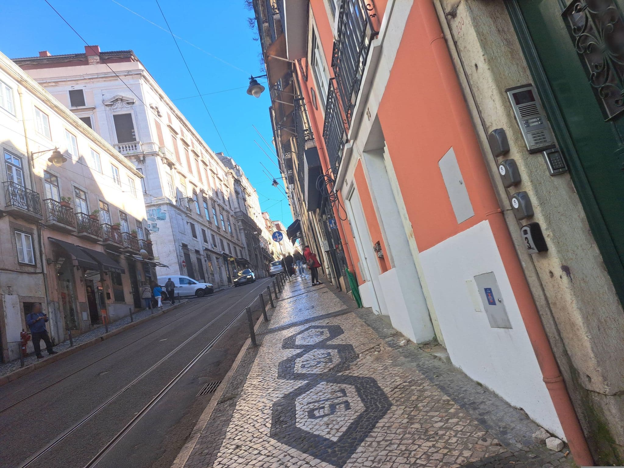 Street view near Rhino Party Hostel & Bar, Bairro Alto — © beer119 (CC BY-SA · Mapillary)