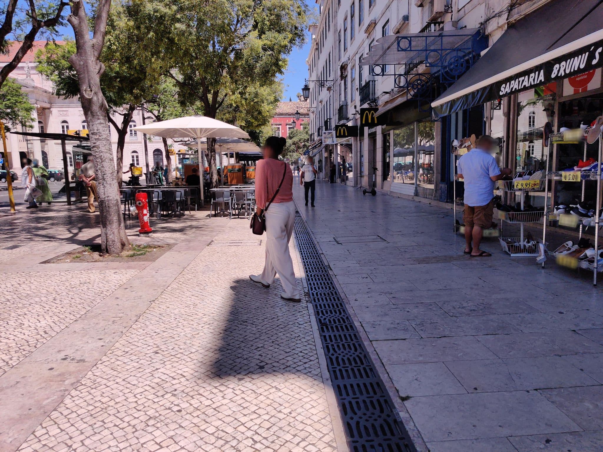 Street view near Liberator Hotel, Baixa — © sttujames (CC BY-SA · Mapillary)