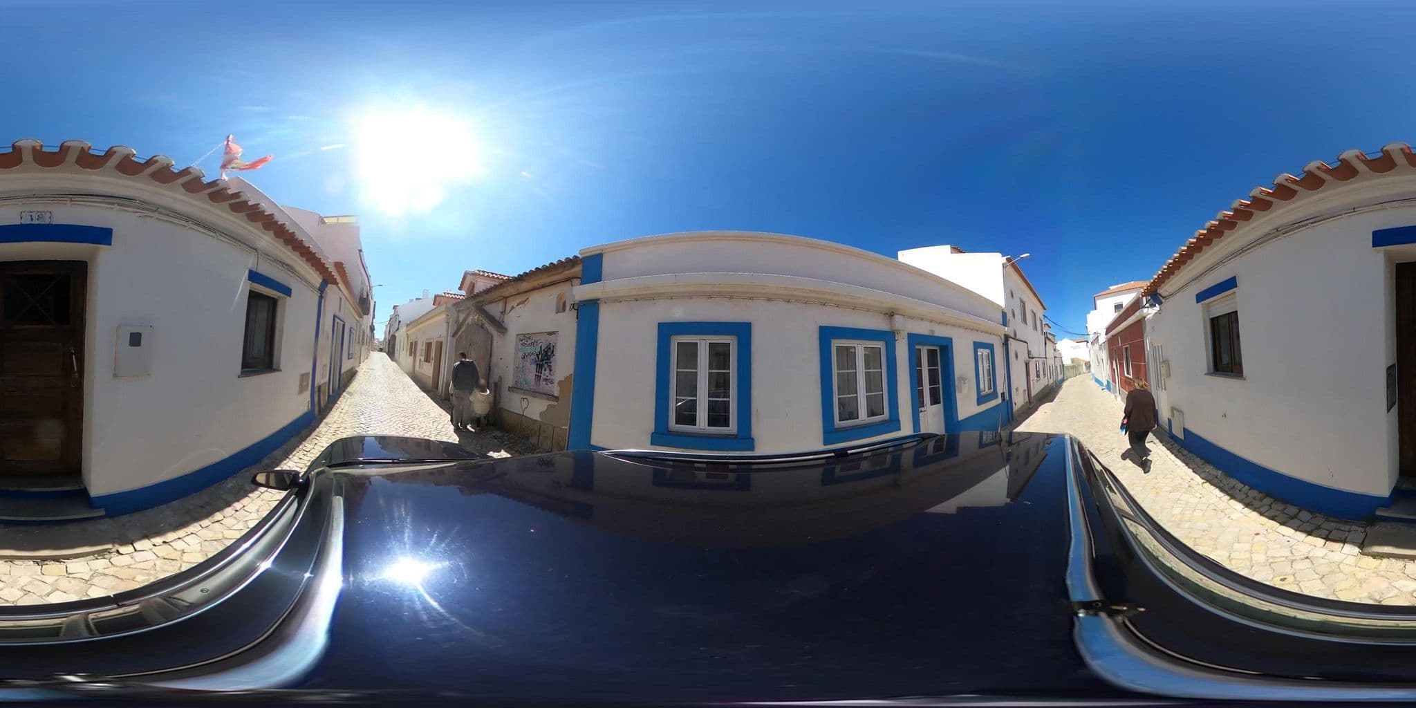 Street view near Ribalta Beach Houses, Ericeira — © filohipo (CC BY-SA · Mapillary)