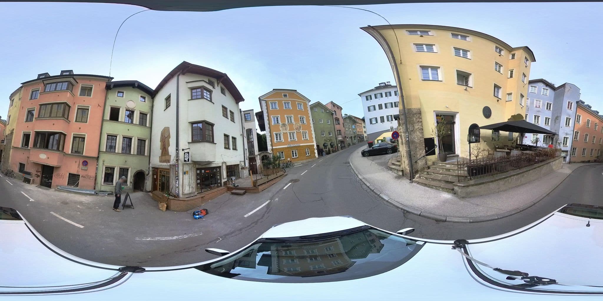 Street view near b(l)ackhome Vintage, Innsbruck — © osmplus_org (CC BY-SA · Mapillary)