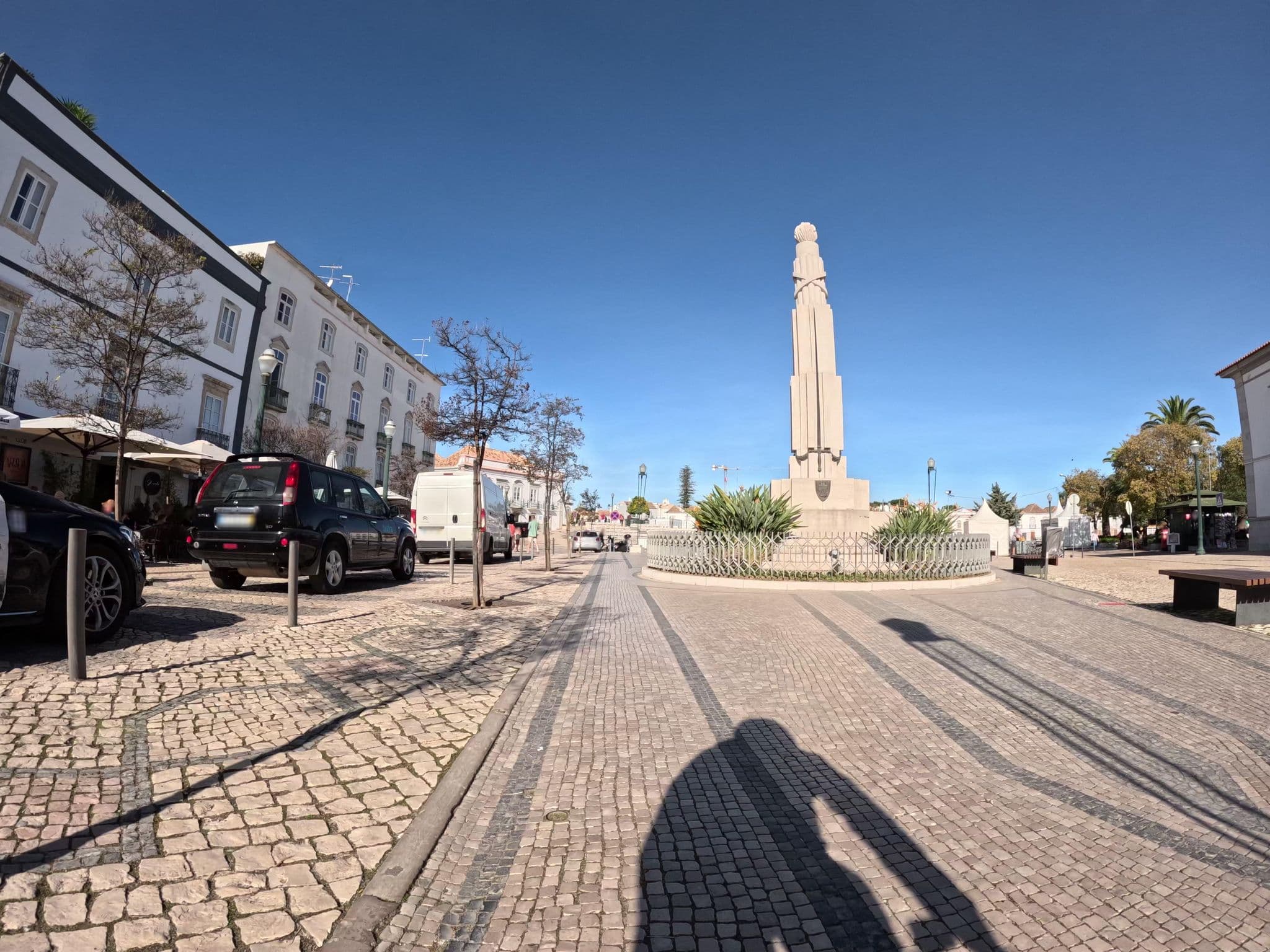 Street view near Cabanas Park - Exploração Hoteleira, Tavira — © claudiop (CC BY-SA · Mapillary)