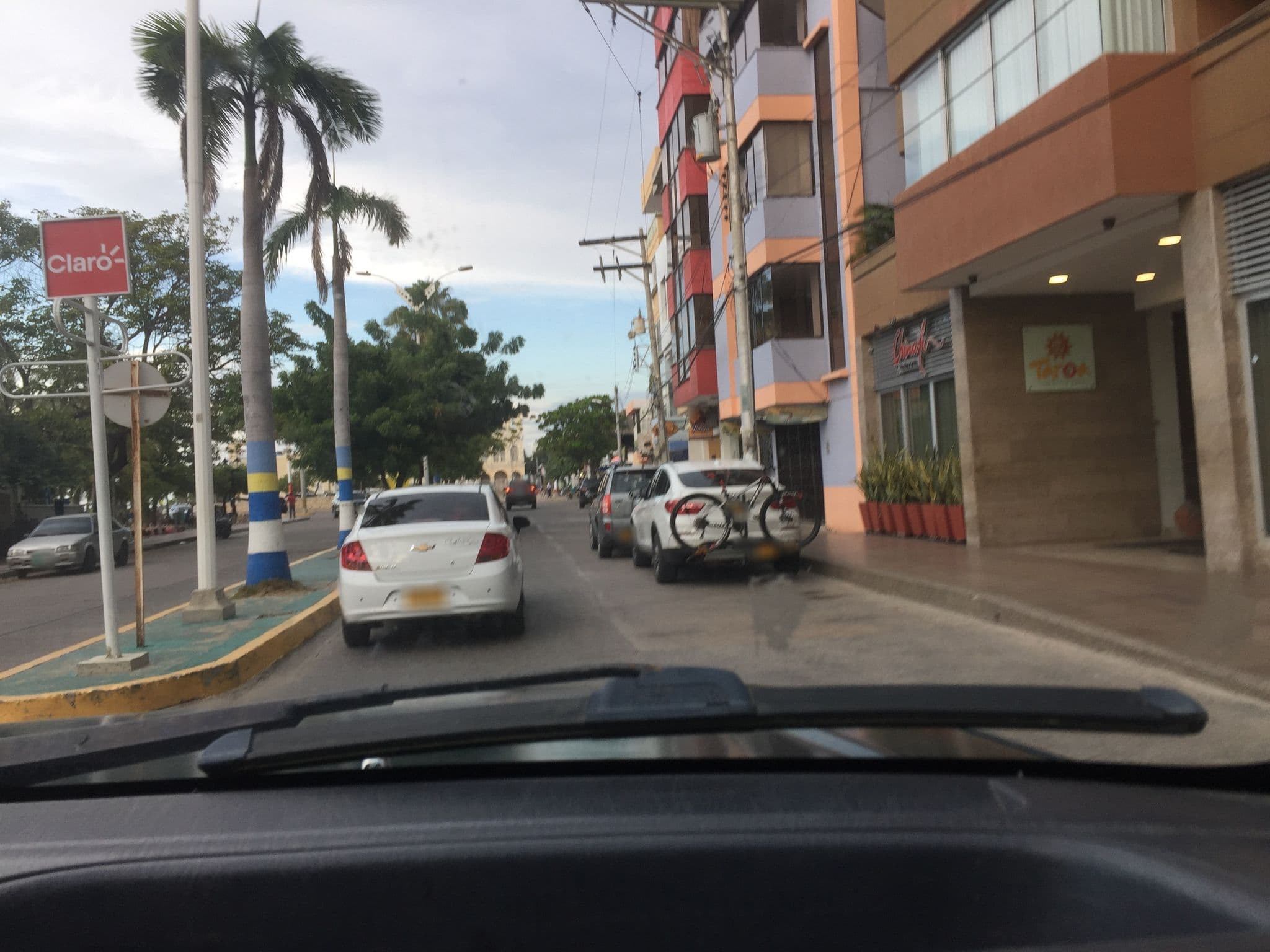 Street view near Las Arenas, Riohacha