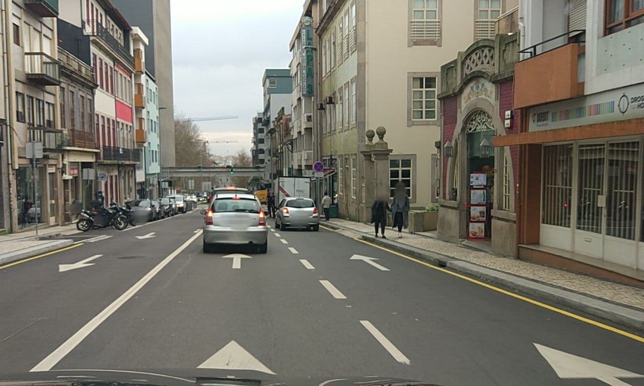 Street view near Maria C Martins Pires, Porto — © sanjorgepinho (CC BY-SA · Mapillary)