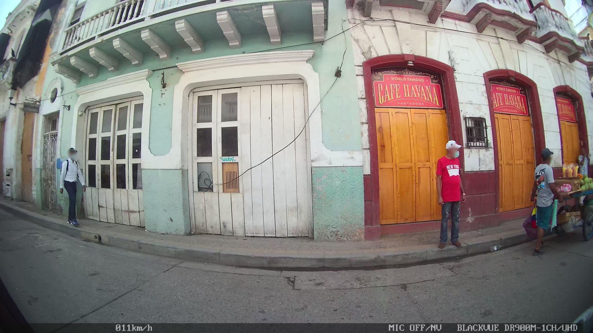 Street view near Masaya Hostel, Cartagena