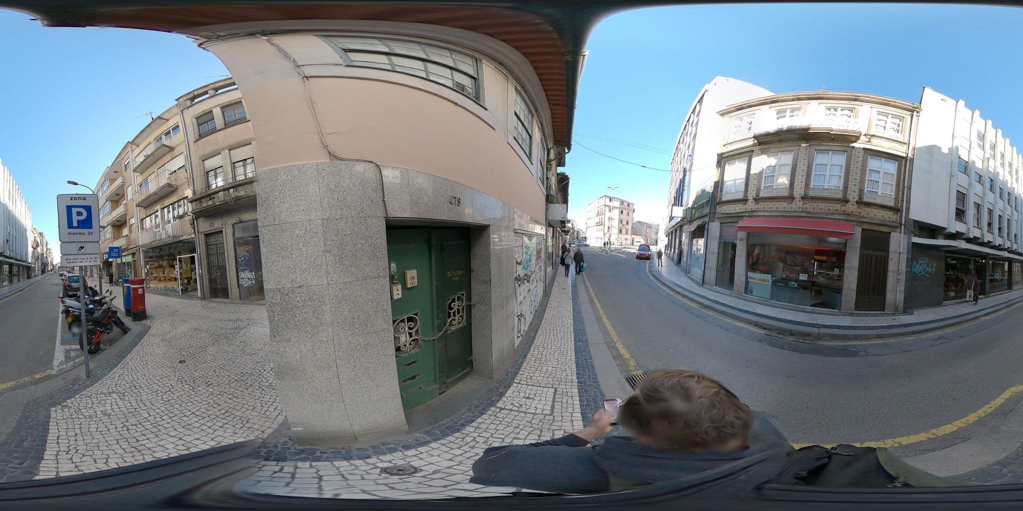 Street view near CdC Apartments by Casa do Conto, Porto — © skfd (CC BY-SA · Mapillary)