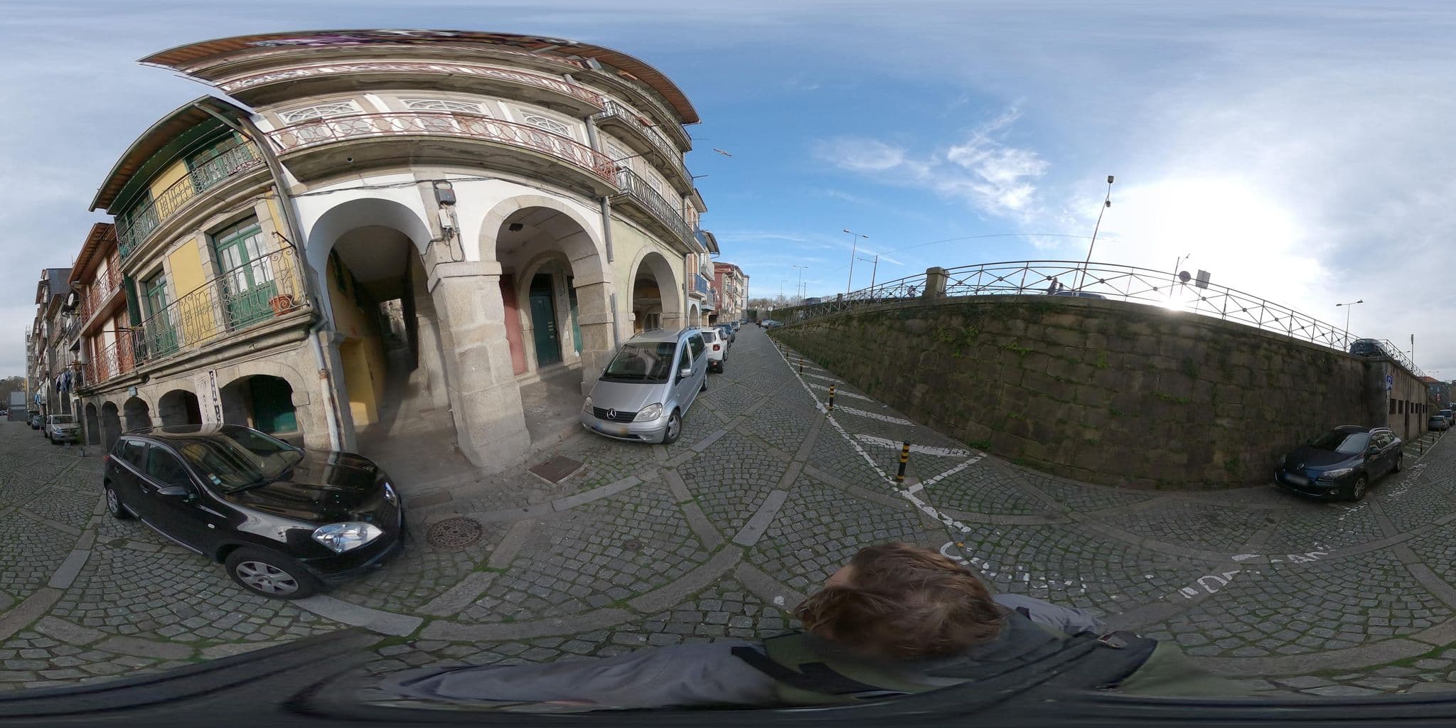 Street view near Casa Dom Azulejo, Porto — © skfd (CC BY-SA · Mapillary)