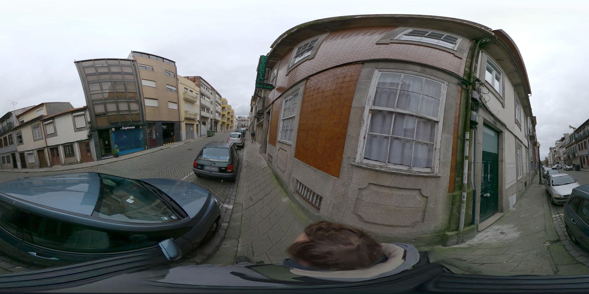 Street view near Eden House, Porto — © skfd (CC BY-SA · Mapillary)