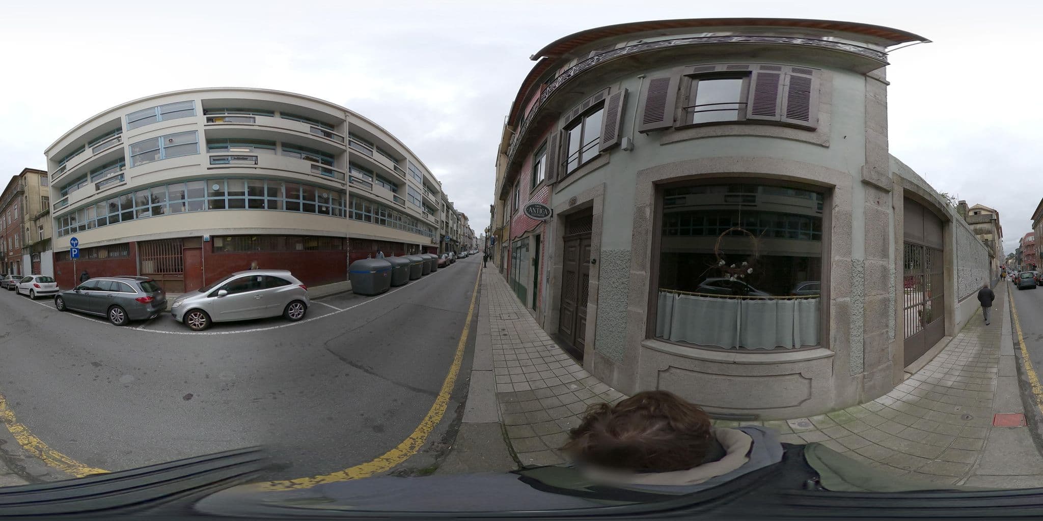 Street view near Mercador guesthouse, Porto — © skfd (CC BY-SA · Mapillary)