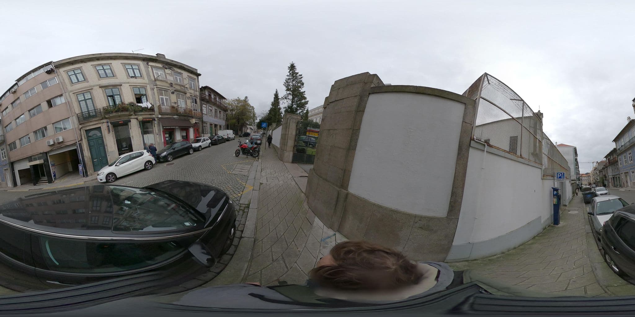 Street view near Bragas Studios, Porto — © skfd (CC BY-SA · Mapillary)