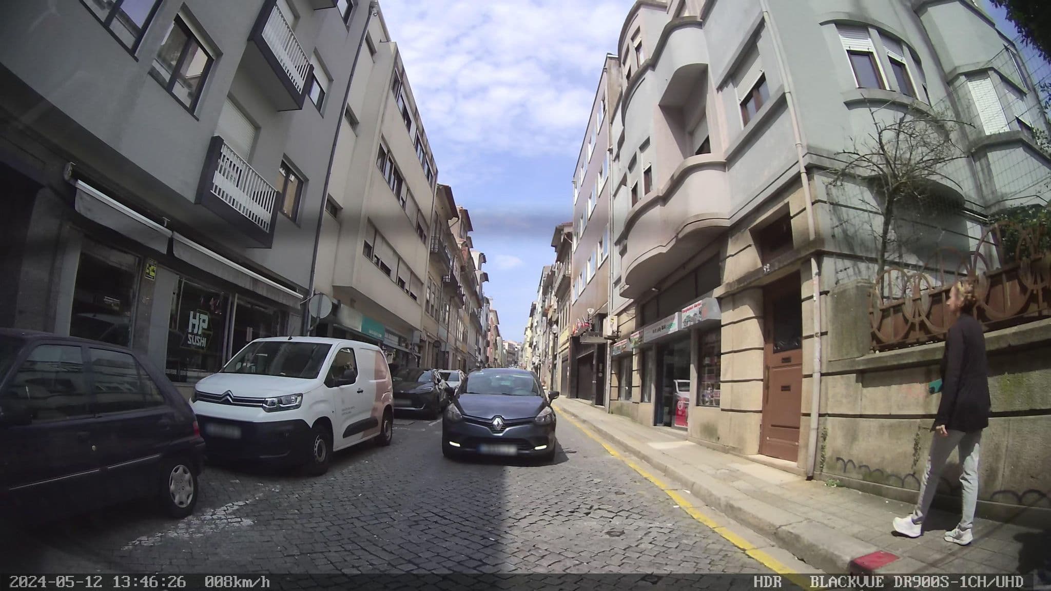 Street view near Hotel Solar São Gabriel, Porto — © sanjorgepinho (CC BY-SA · Mapillary)
