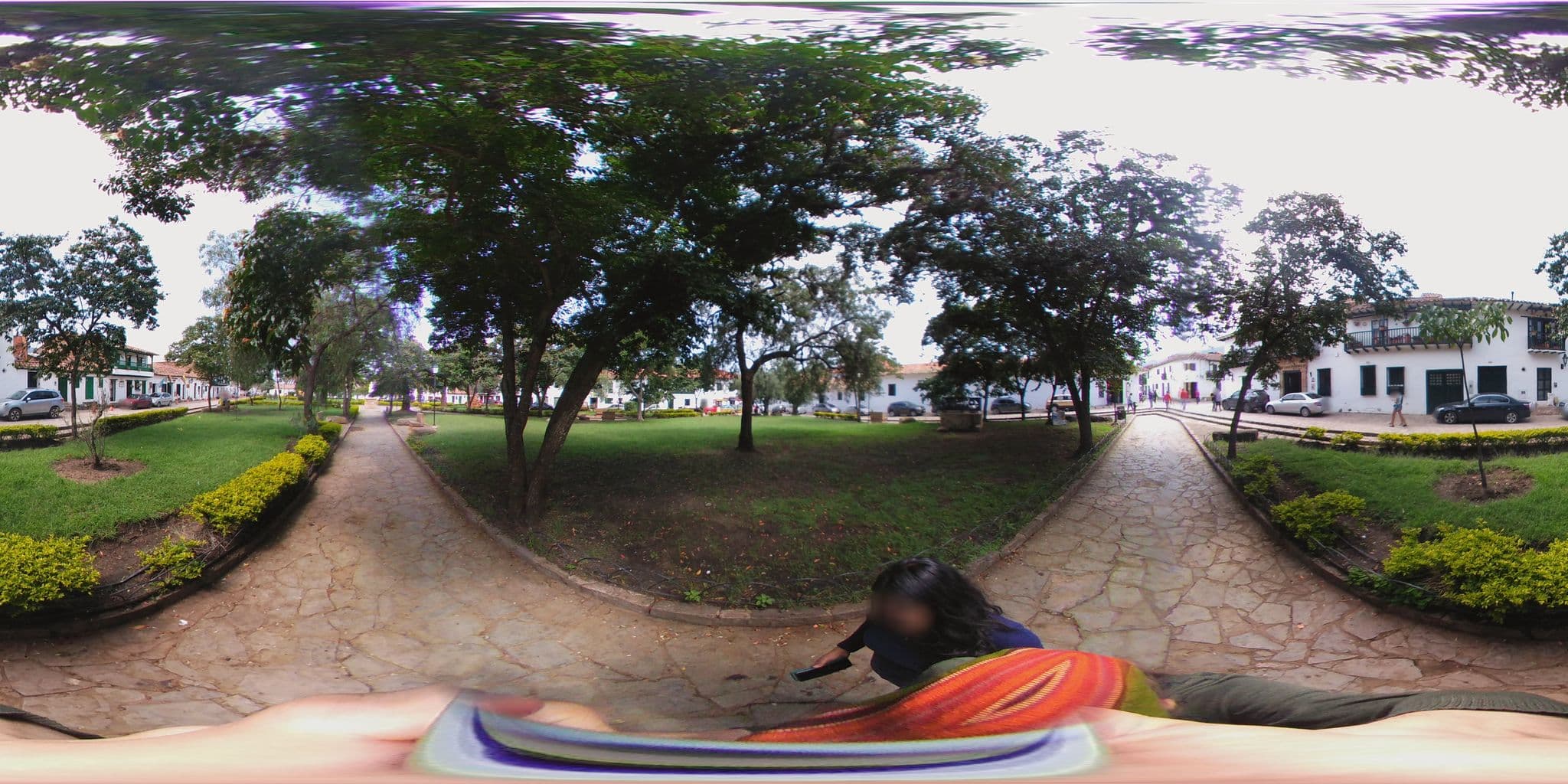 Street view near La posada de San Antonio, Villa de Leyva — © ejegg (CC BY-SA · Mapillary)