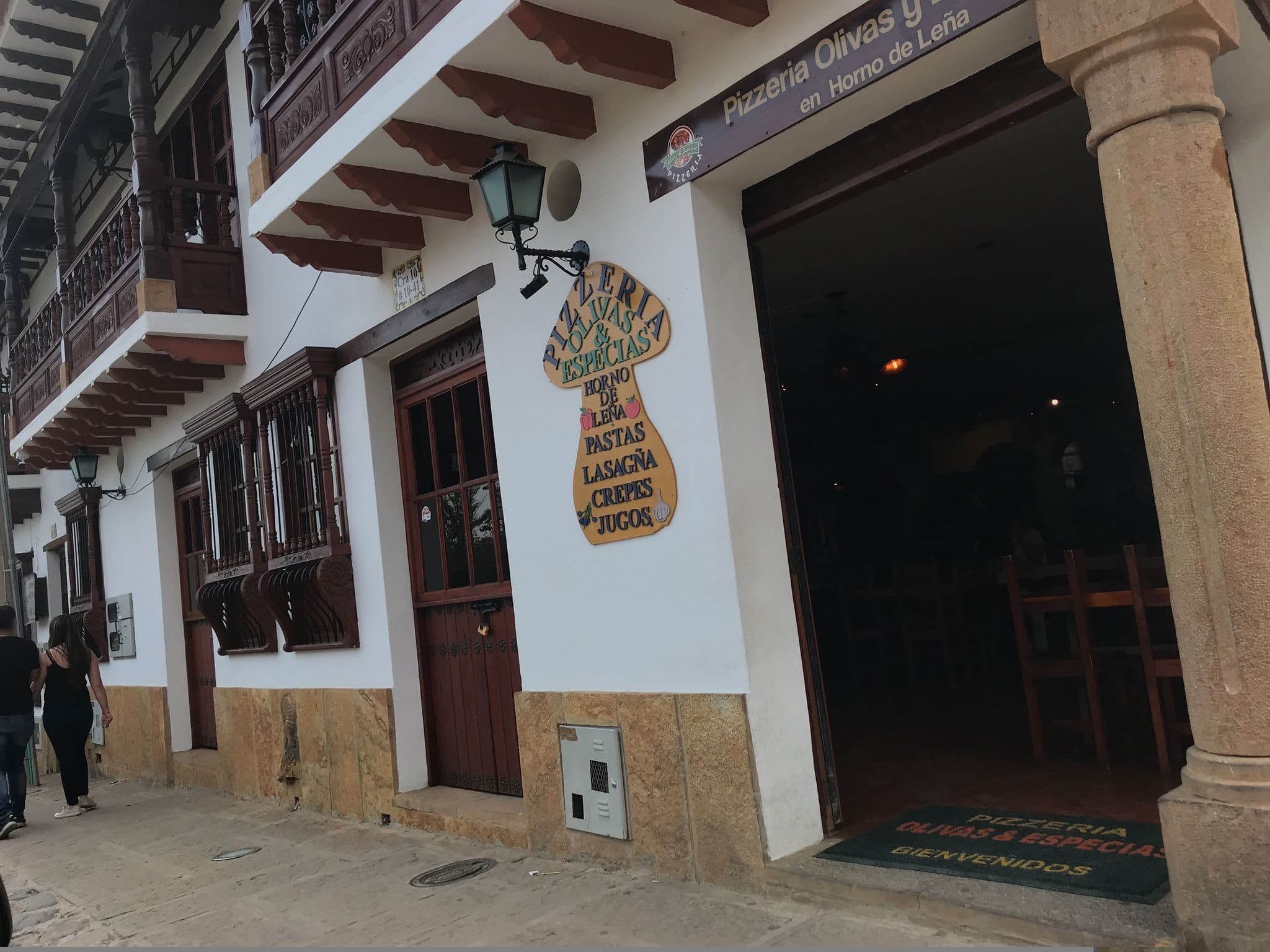 Street view near Hostal Rana, Villa de Leyva — © ejegg (CC BY-SA · Mapillary)