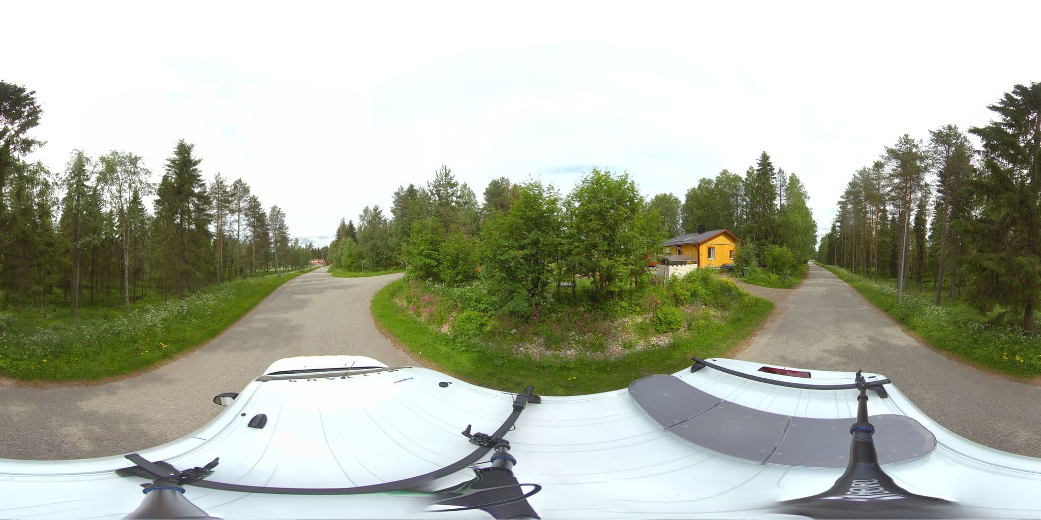 Street view near B&B, Rovaniemi — © HTJoy (CC BY-SA · Mapillary)