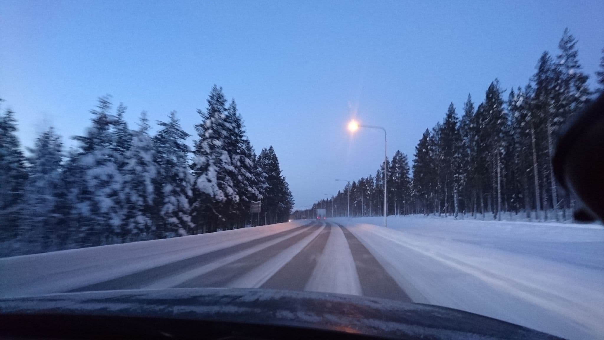 Street view near Kuu-ukko, Kittilä — © bloodhound99 (CC BY-SA · Mapillary)