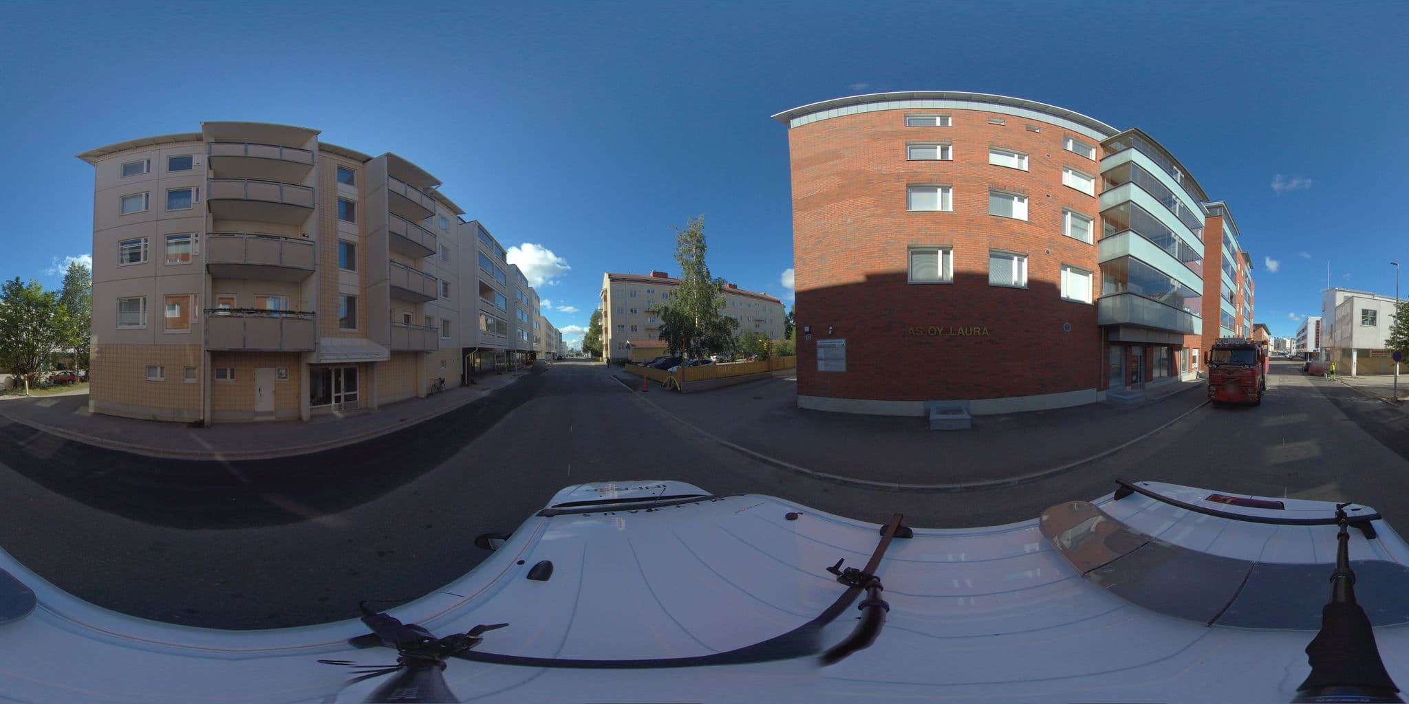Street view near Rovaniemi Apartments, Rovaniemi — © HTJoy (CC BY-SA · Mapillary)