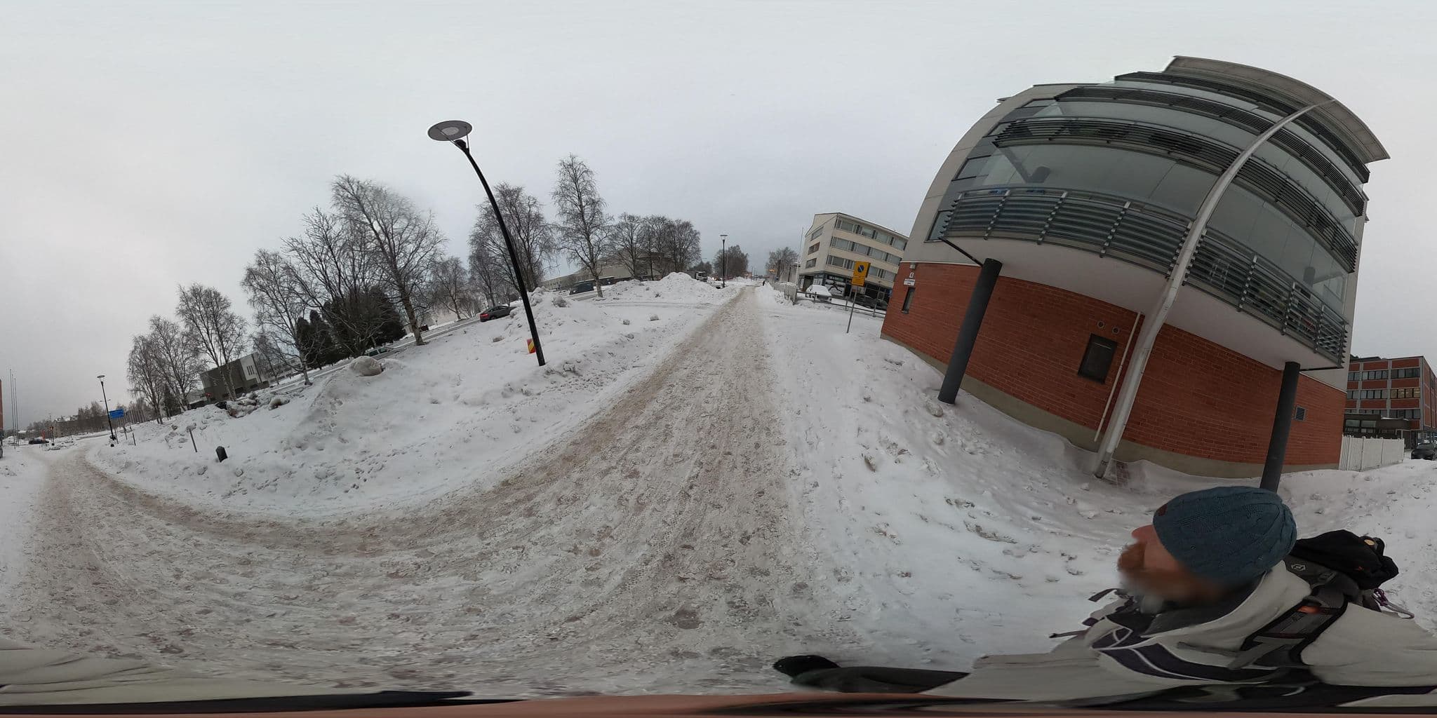 Street view near Tervashonka Hostel, Rovaniemi — © Stefdegreef (CC BY-SA · Mapillary)