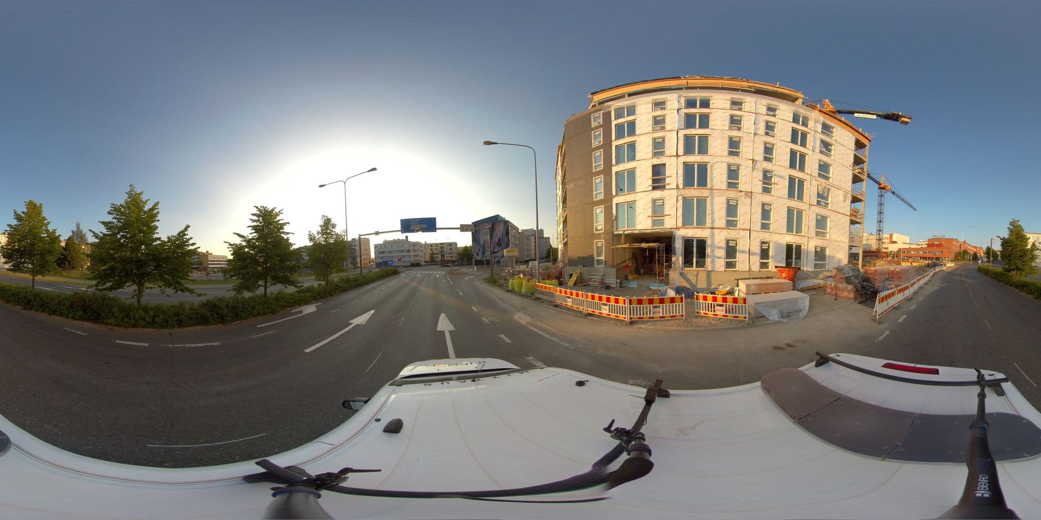 Street view near Lapland Arctic Apartments, Rovaniemi — © HTJoy (CC BY-SA · Mapillary)