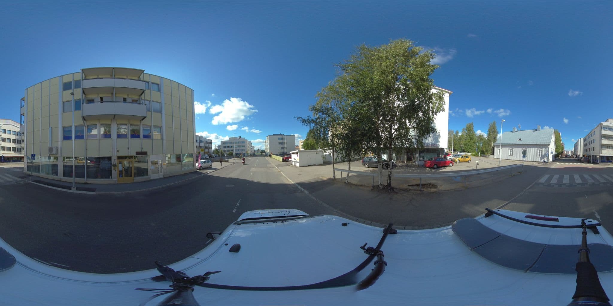 Street view near Sampo Studios, Rovaniemi — © HTJoy (CC BY-SA · Mapillary)